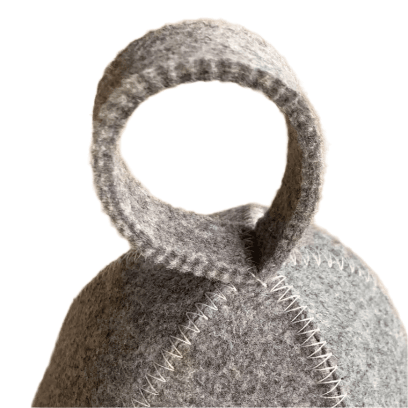 Badstuhatt i ull Lettsauna